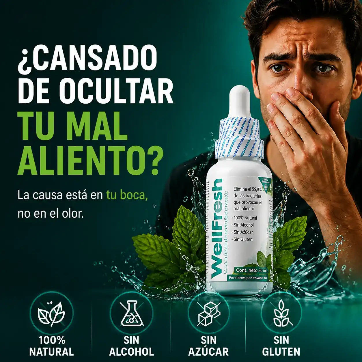 WellFresh® Gotas de Frescura Bucal