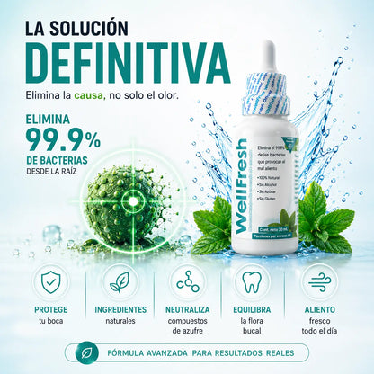 WellFresh® Gotas de Frescura Bucal