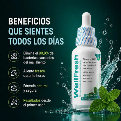 WellFresh® Gotas de Frescura Bucal