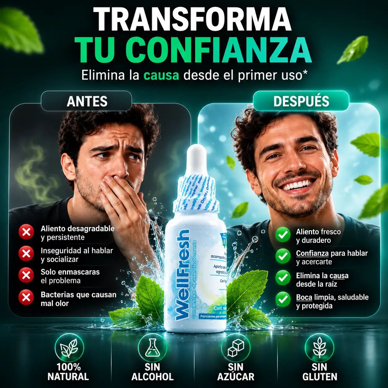 WellFresh® Gotas de Frescura Bucal