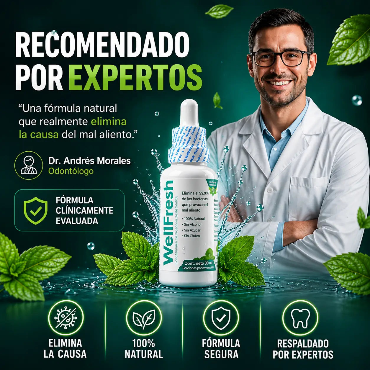 WellFresh® Gotas de Frescura Bucal