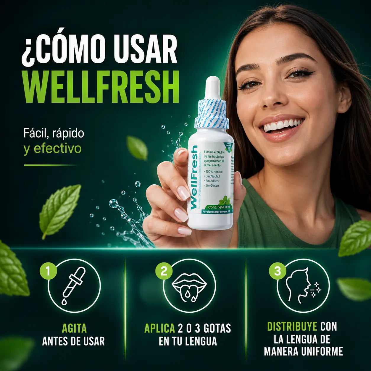 WellFresh® Gotas de Frescura Bucal