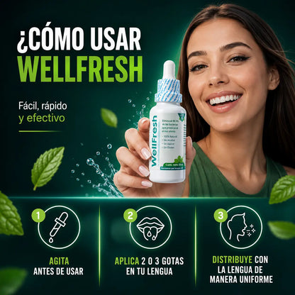 WellFresh® Gotas de Frescura Bucal