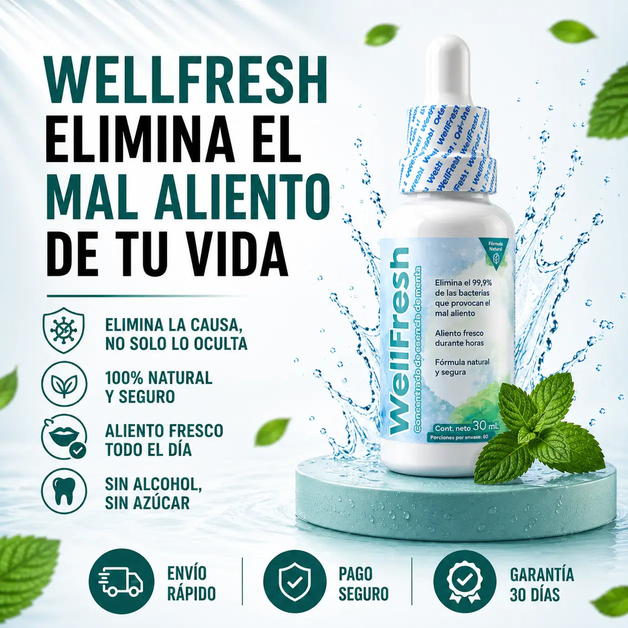 WellFresh® Gotas de Frescura Bucal