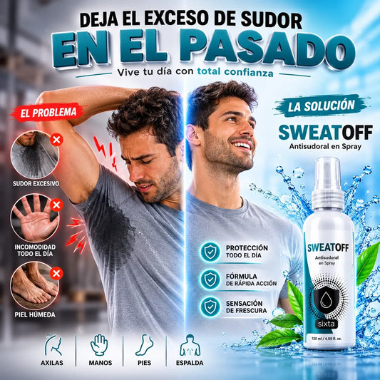 Axilas Secas, Confianza TOTAL: SWEATOFF®