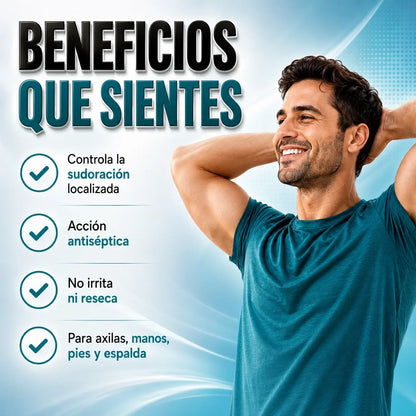 Axilas Secas, Confianza TOTAL: SWEATOFF®