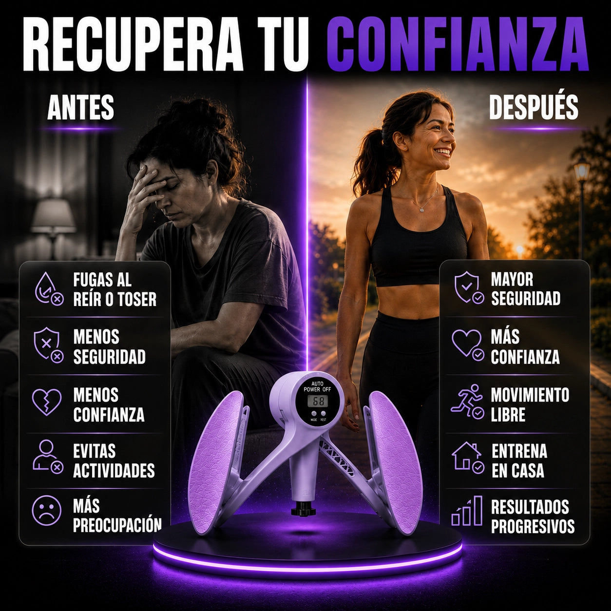 Recupera El Control De Tú Vejiga: Training System™