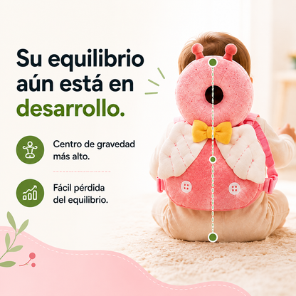 Cojín Protector Anticaídas para Cabeza y Espalda de Bebé: SafeSteps™
