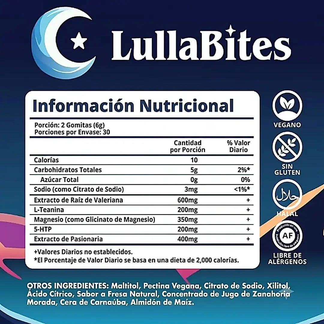 LullaBites® Para noches sin interrupciones